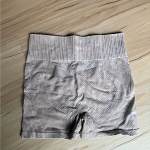 Women's Tan Biker Shorts